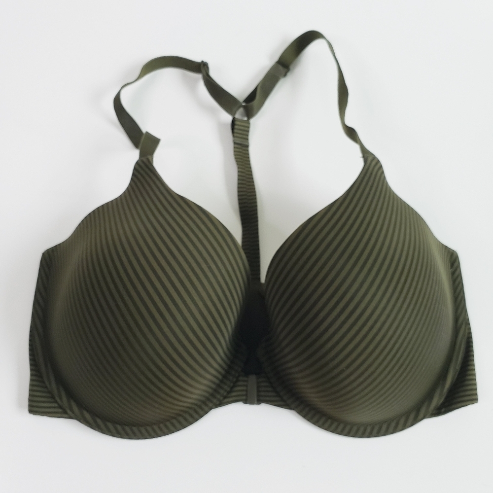 Victoria's Secret Racerback Semi Demi Striped Bra